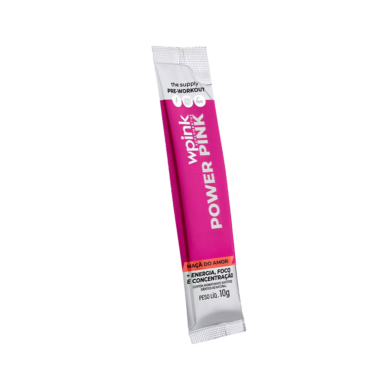 power pink de maçã do amor - pré-treino - 300g - wp