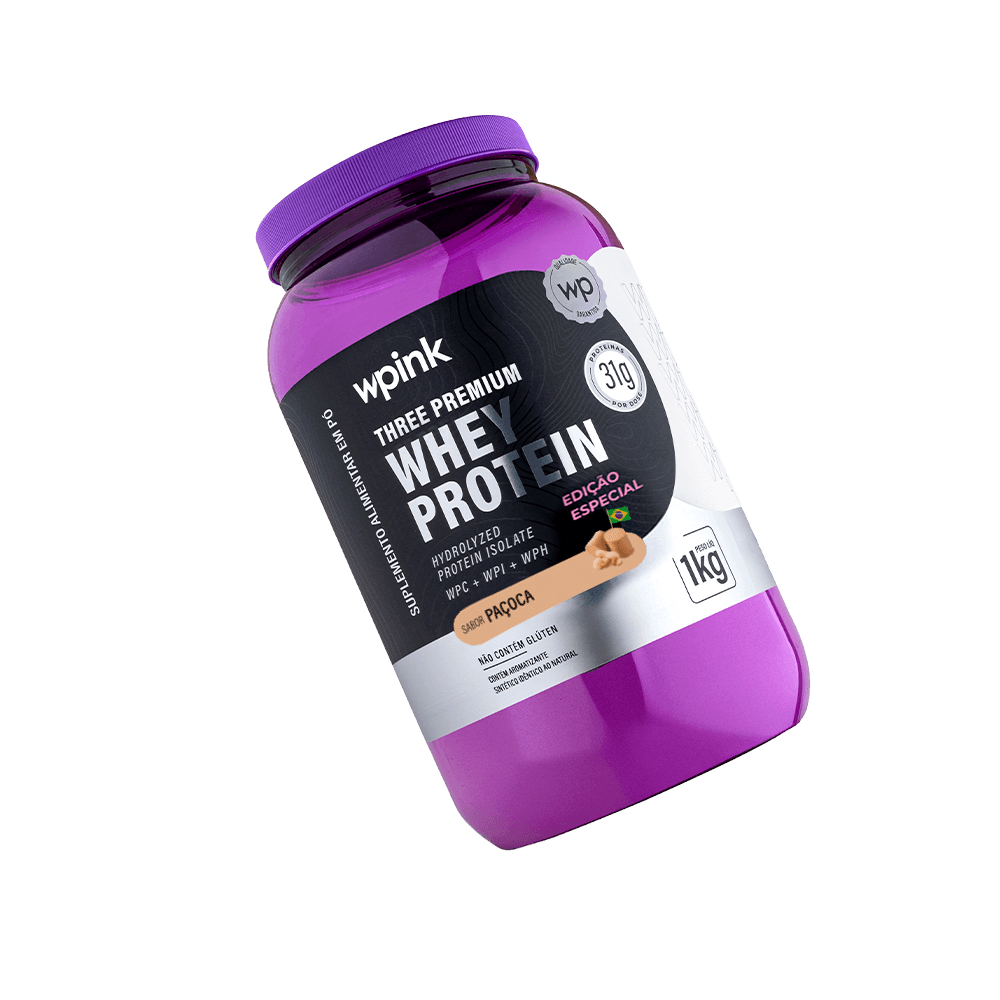 three premium whey protein paçoca 3W - (1kg) - wp